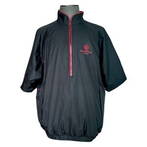 Men's FootJoy Golf Jacket 1/4 Zip Pullover Trump National Golf Club Windbreaker